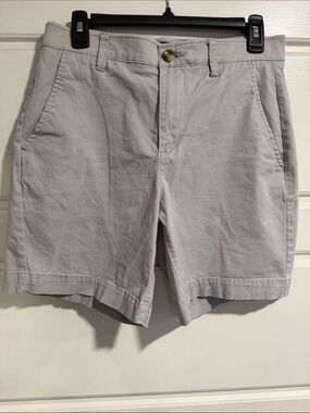 crown & ivy Light Gray Flat Front Men's Shorts